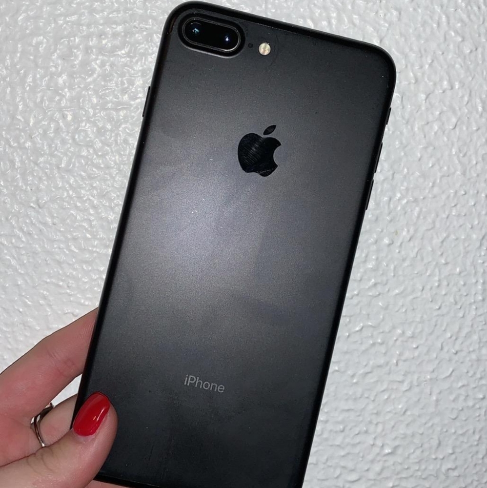 Matte black iPhone 7 plus